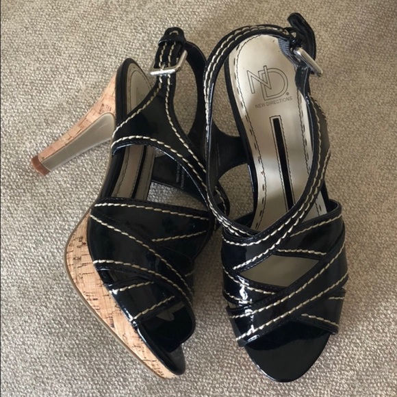 New Directions Shoes - Platform High Heel Sandals by New Direction 7.5